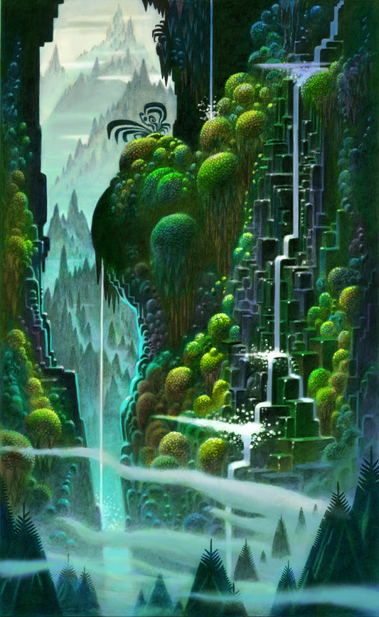 Gorge Waterfall, large