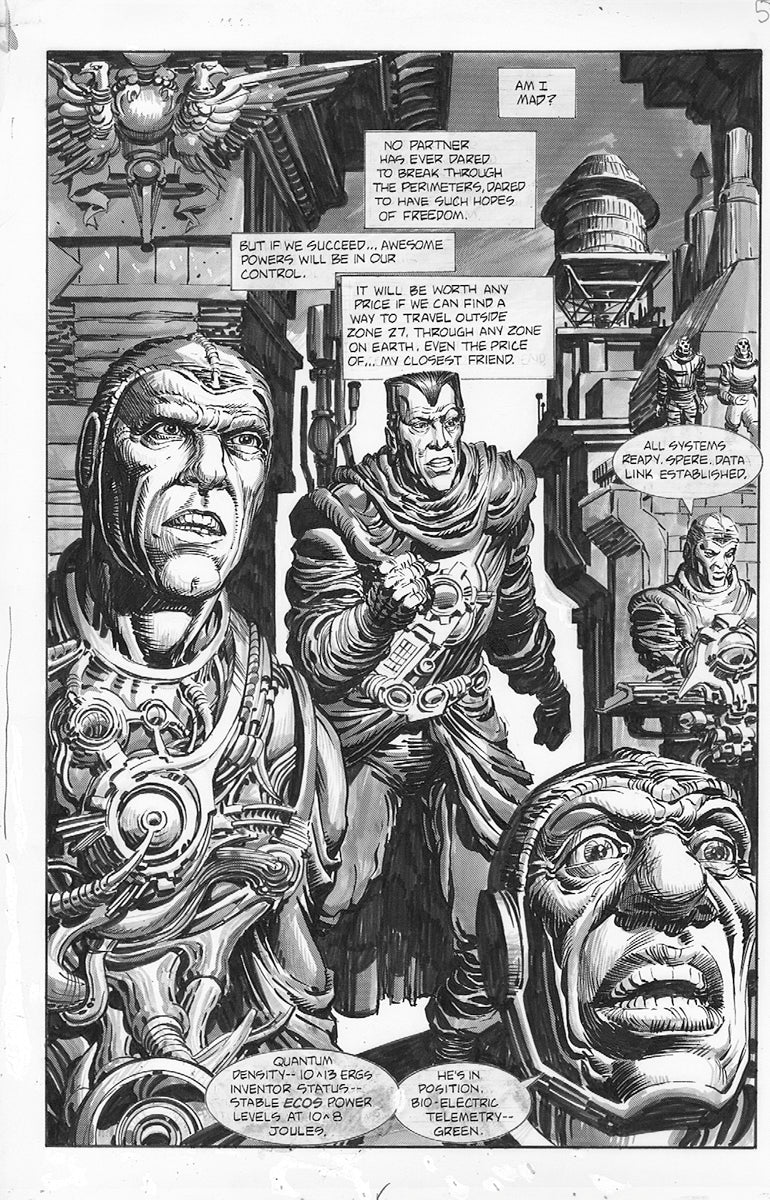 Zone Continuum Comic Book, 1992, Book 2, page 5