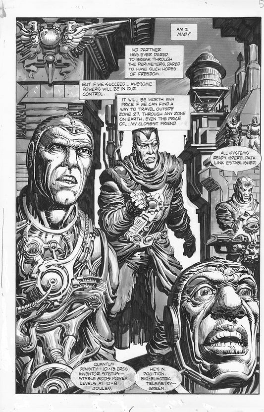 Zone Continuum Comic Book, 1992, Book 2, page 5