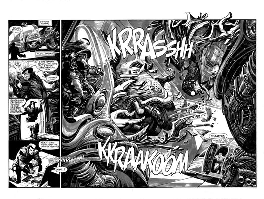 Terminal Point, Dark Horse Comics, 1993, Book 3 pages 19,20