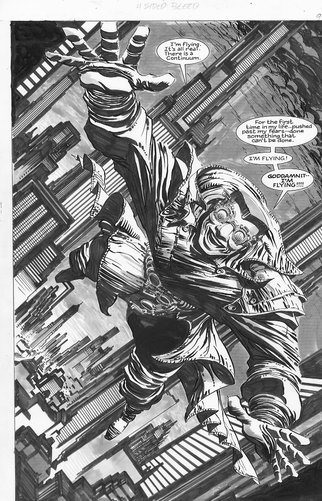 Zone Continuum Comic Book 4, 1994 page 9