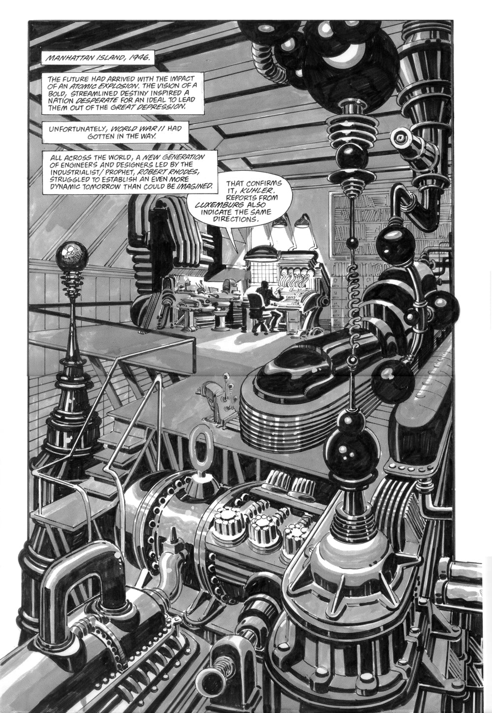 Terminal Point, Dark Horse Comics Book 2 page 1, 1993